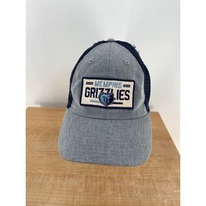 Fan Favorite Memphis Grizzlies NBA Trucker Hat Gray Navy Blue Snapback Cap Women